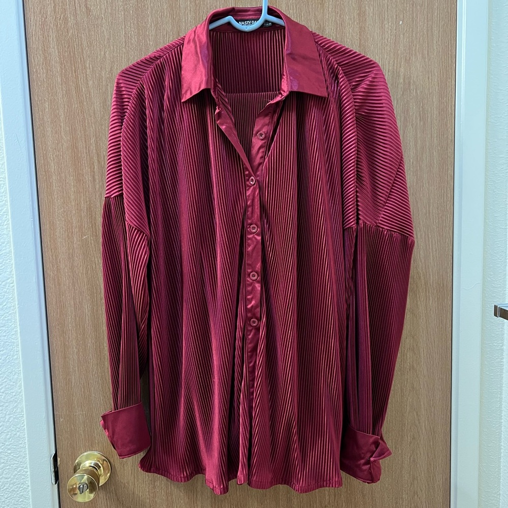 Plisse blouse